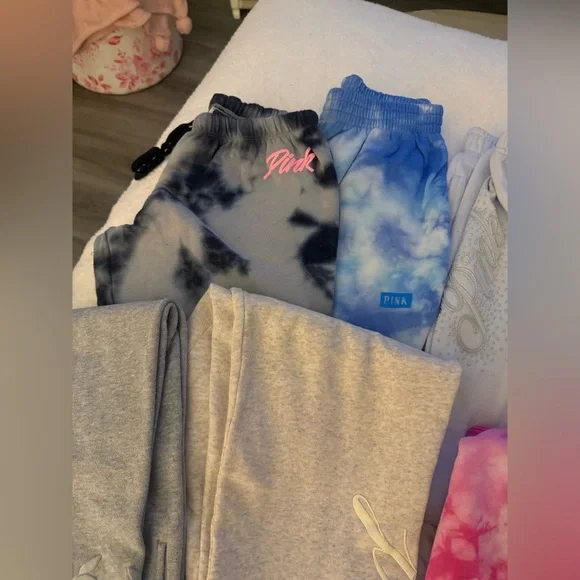 PINK VS XS-M SWEATPANTS BUNDLE - Picture 9 of 11